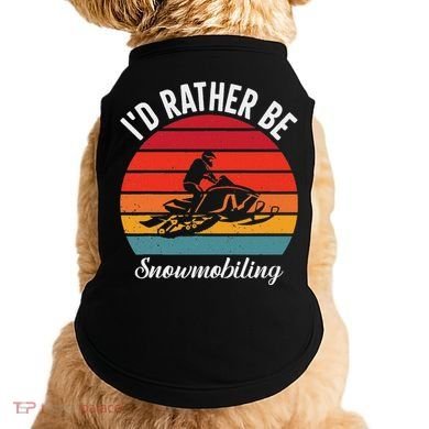 Snowmobile Art Snow Mobile Snowmobiling Doggie Tank