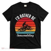 Snowmobile Art Snow Mobile Snowmobiling T-Shirt thumb 0