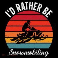 Snowmobile Art Snow Mobile Snowmobiling Button thumb 1