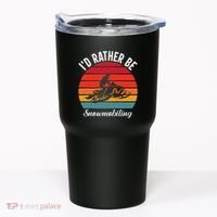 Snowmobile Art Snow Mobile Snowmobiling Tumbler thumb 0