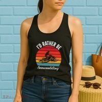 Snowmobile Art Snow Mobile Snowmobiling Women's Tank Top thumb 2