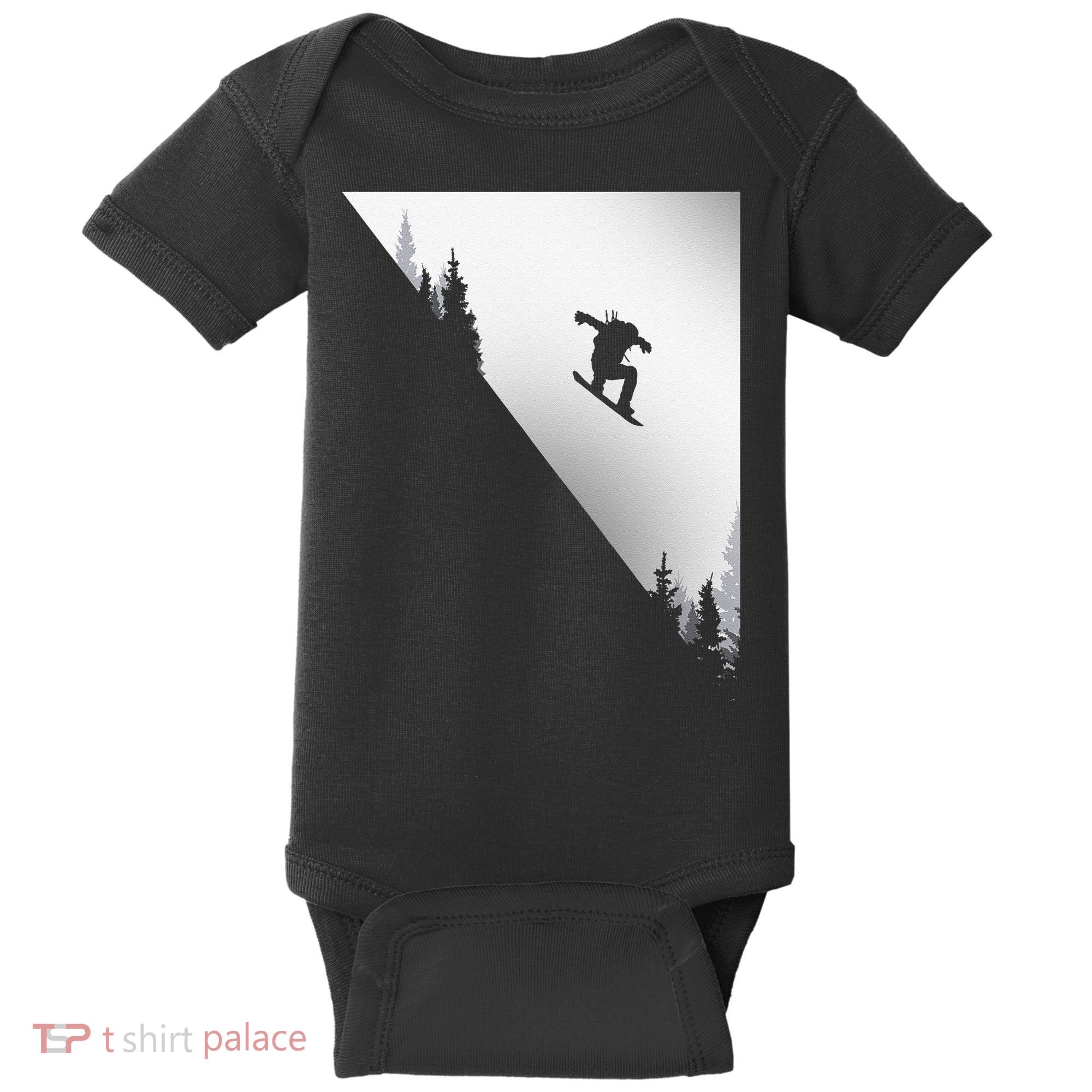 Snowboard Apparel Snowboarding Snowboarder Snowboard Baby Bodysuit