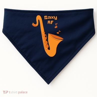 Saxy AF USA-Made Doggie Bandana