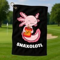 Snaxolotl Axolotls Golf Towel thumb 1