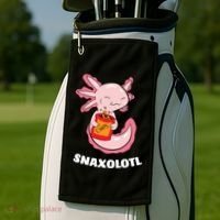 Snaxolotl Axolotls Golf Towel thumb 2