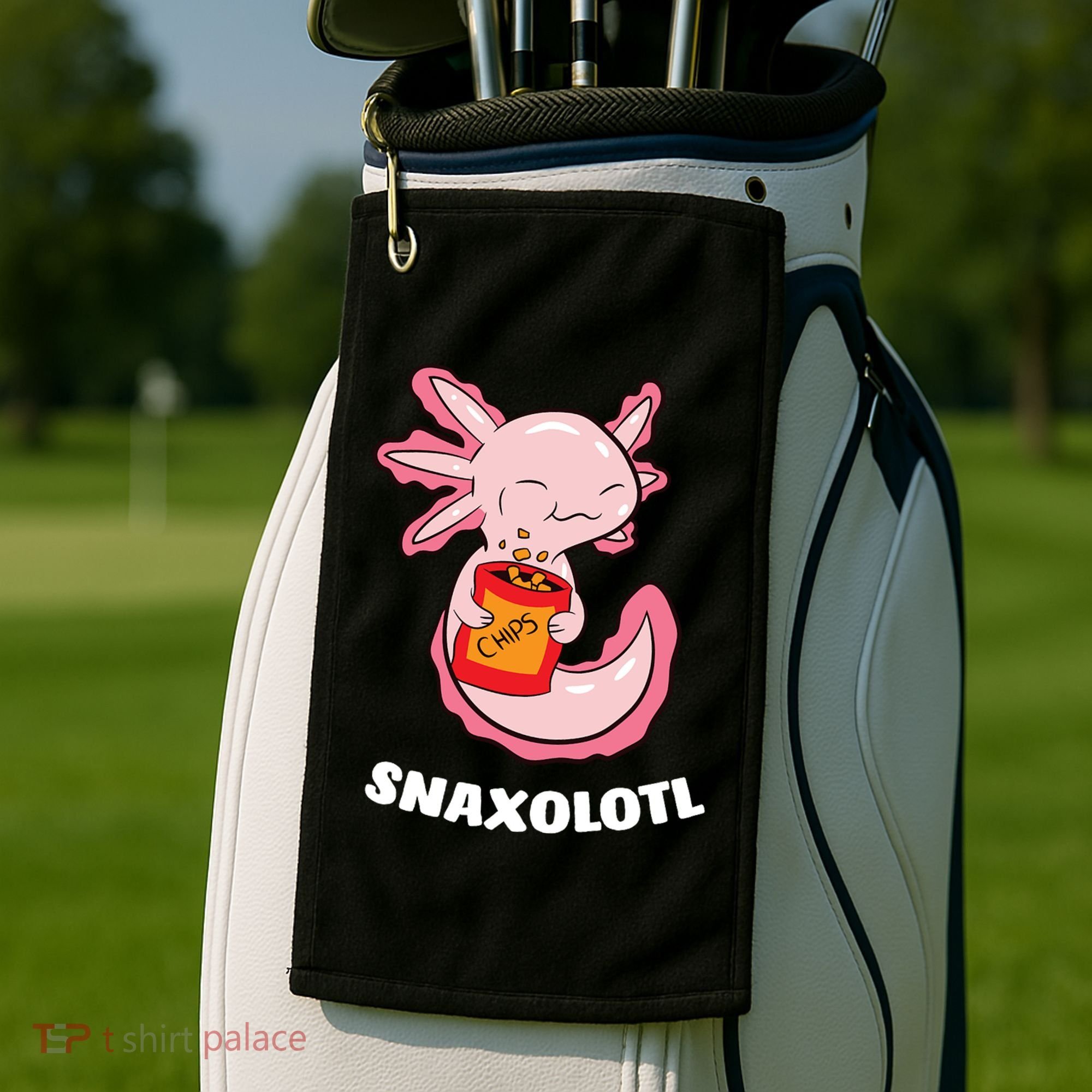 Snaxolotl Axolotls Golf Towel