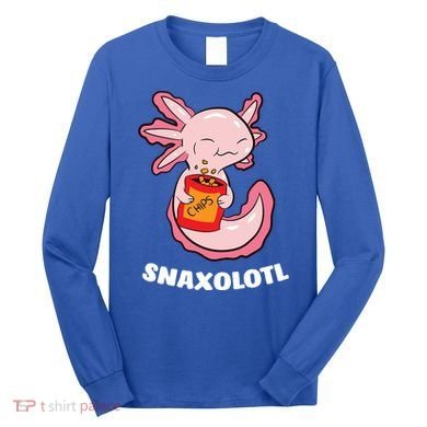 Snaxolotl Axolotls Long Sleeve Shirt