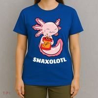 Snaxolotl Axolotls T-Shirt thumb 4