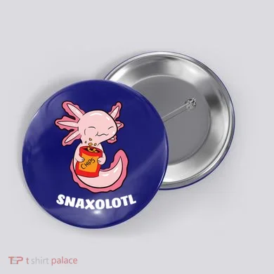 Snaxolotl Axolotls Button