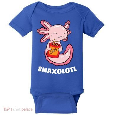 Snaxolotl Axolotls Baby Bodysuit