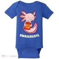 Snaxolotl Axolotls Baby Bodysuit thumb 0