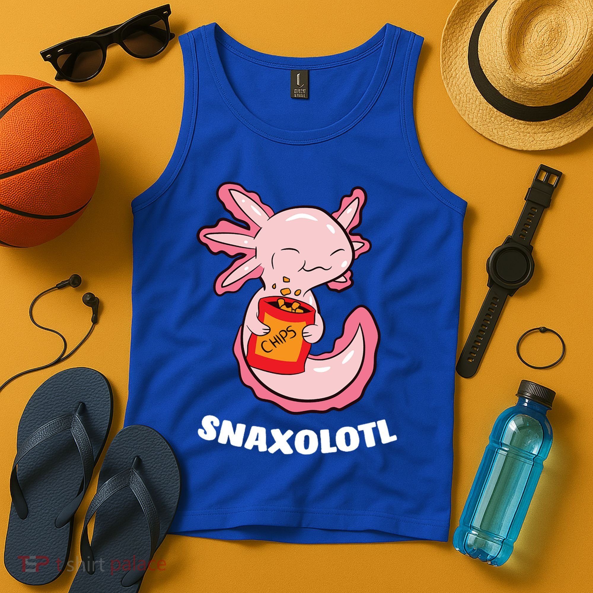 Snaxolotl Axolotls Tank Top