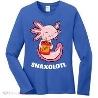 Snaxolotl Axolotls Women's Long Sleeve Shirt thumb 0
