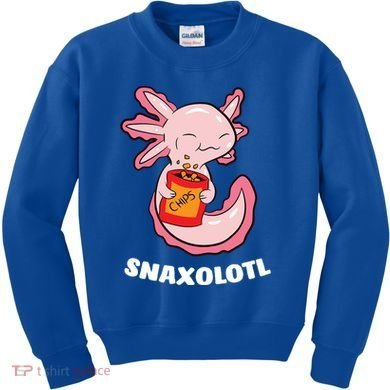 Snaxolotl Axolotls Kids Sweatshirt