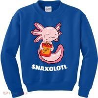 Snaxolotl Axolotls Kids Sweatshirt thumb 0