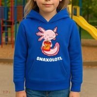 Snaxolotl Axolotls Kids Hoodie thumb 3