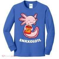 Snaxolotl Axolotls Kids Long Sleeve Shirt thumb 0