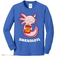 Snaxolotl Axolotls Kids Long Sleeve Shirt thumb 0