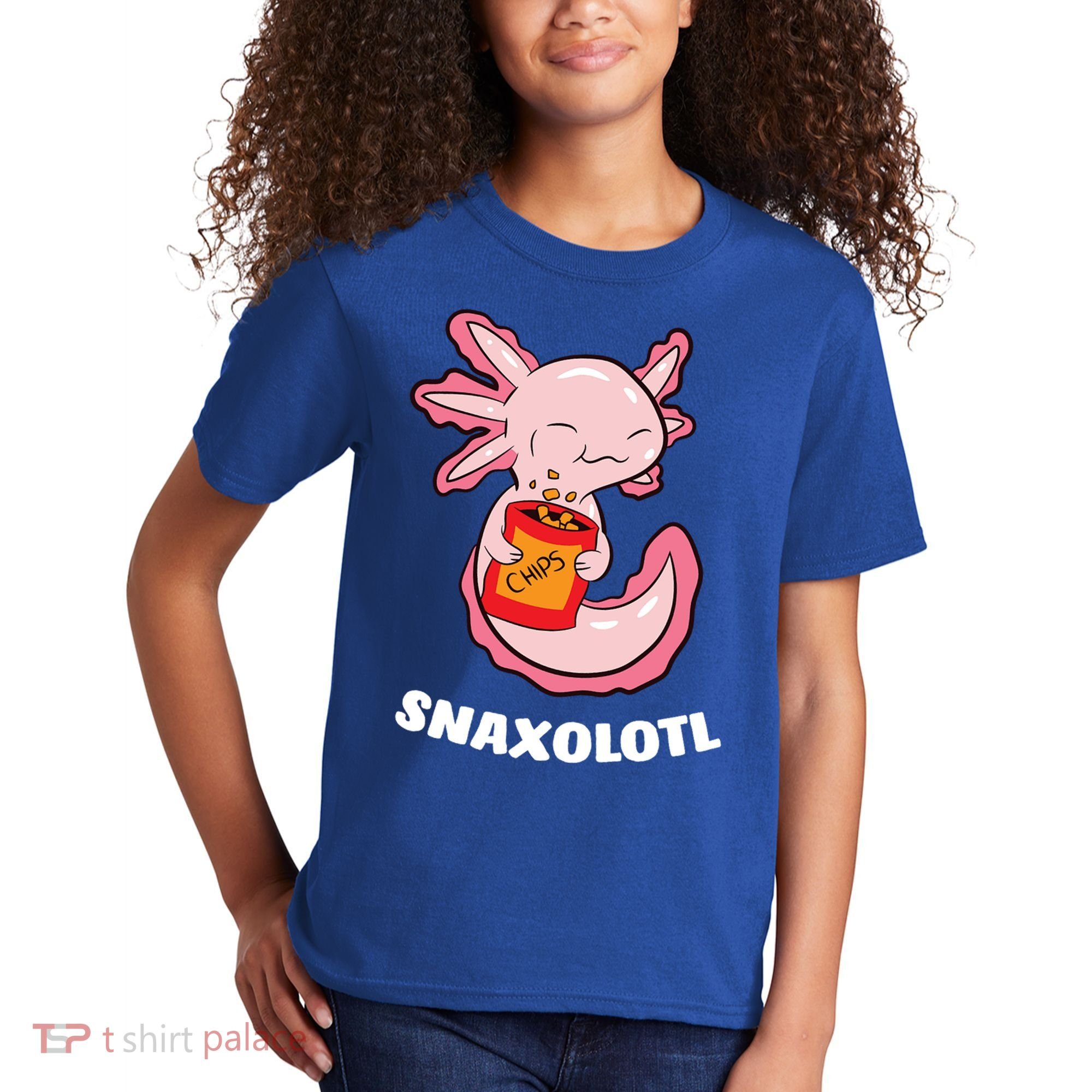 Snaxolotl Axolotls Kids T-Shirt