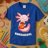 Snaxolotl Axolotls Kids T-Shirt thumb 3