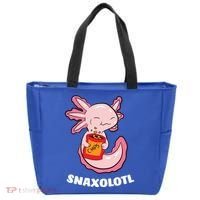 Snaxolotl Axolotls Tote Bag thumb 0