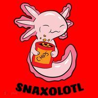Snaxolotl Axolotls Santa Hat thumb 1