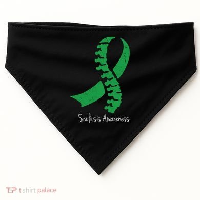 Scoliosis Awareness USA-Made Doggie Bandana
