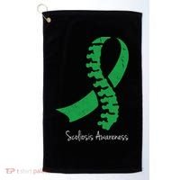 Scoliosis Awareness Golf Towel thumb 0