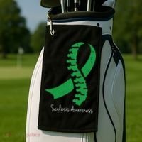 Scoliosis Awareness Golf Towel thumb 2