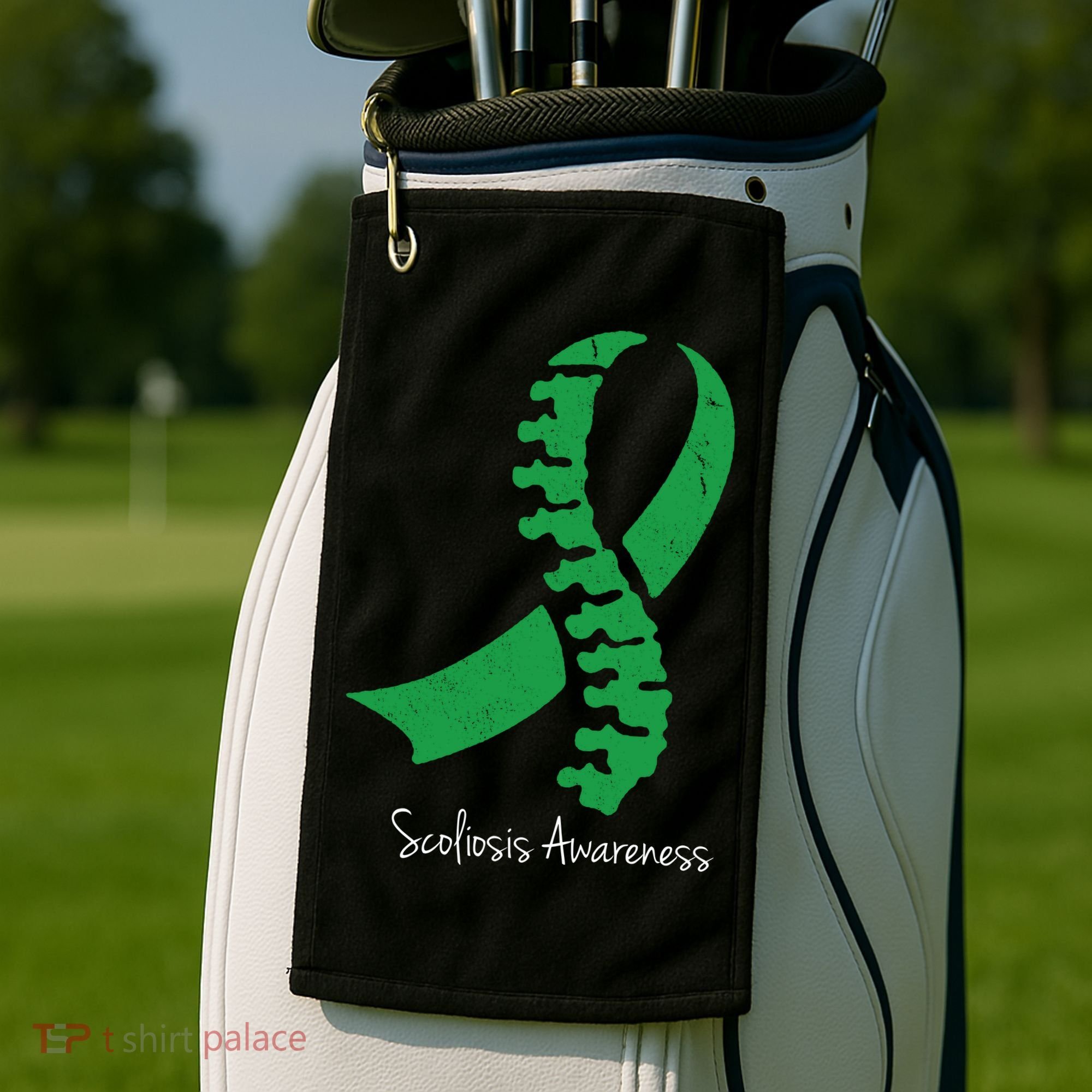 Scoliosis Awareness Golf Towel