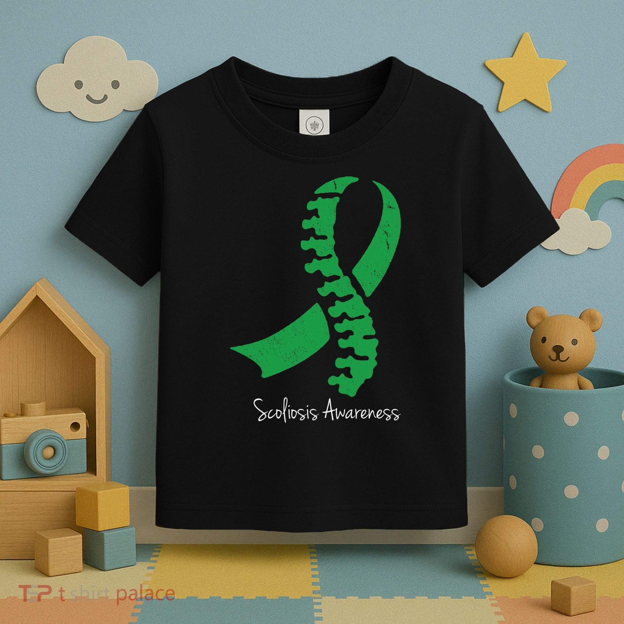 Scoliosis Awareness Toddler T-Shirt