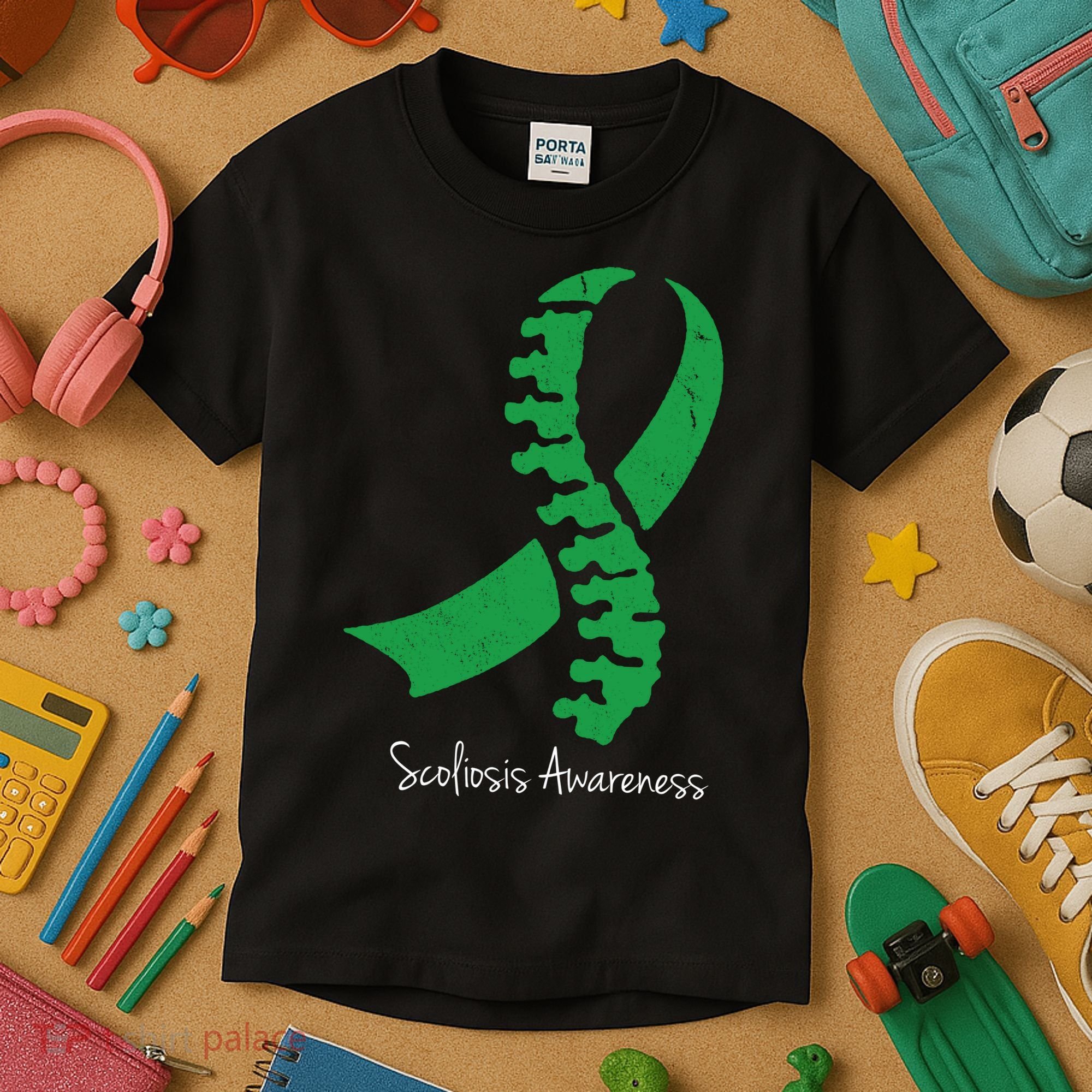 Scoliosis Awareness Kids T-Shirt