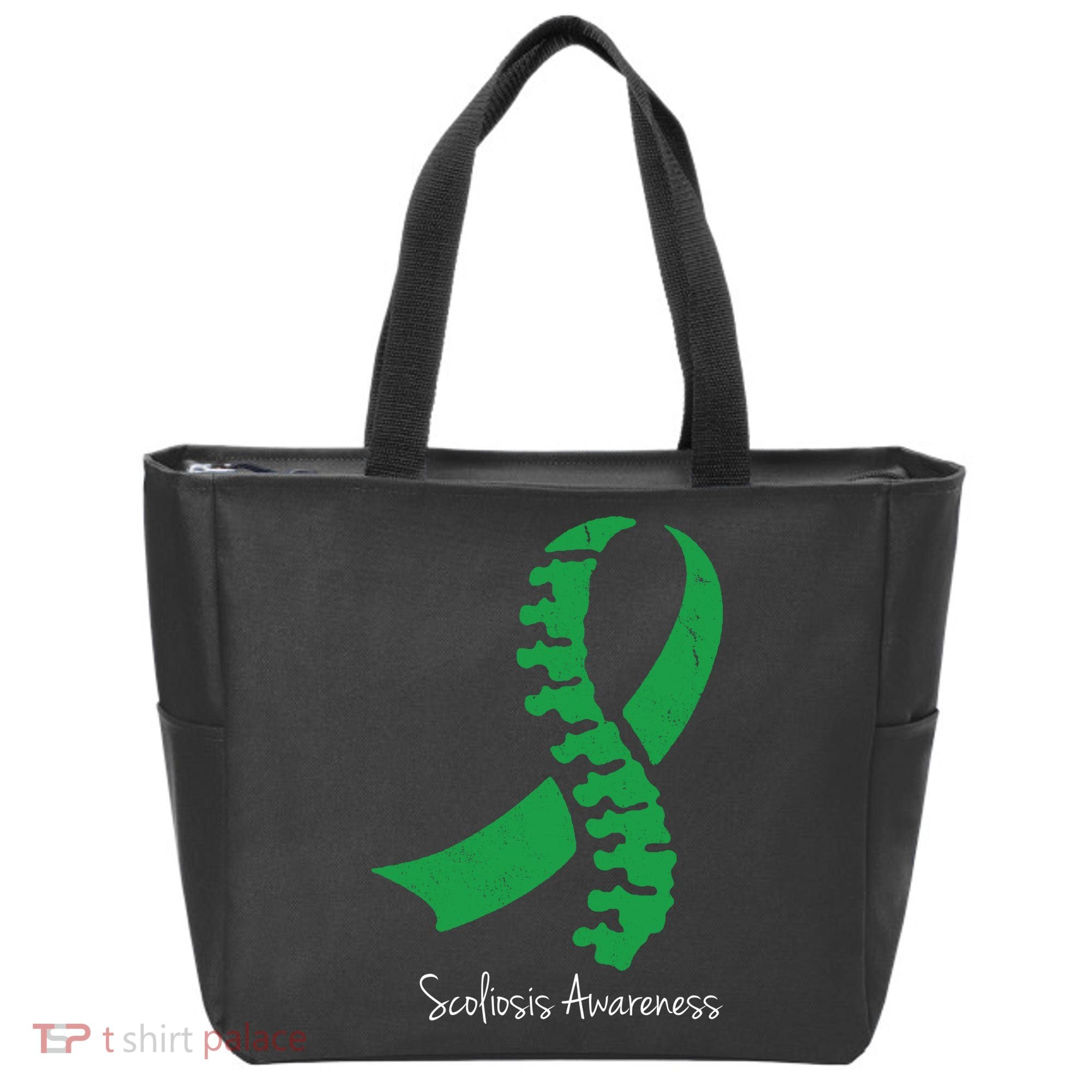 Scoliosis Awareness Tote Bag