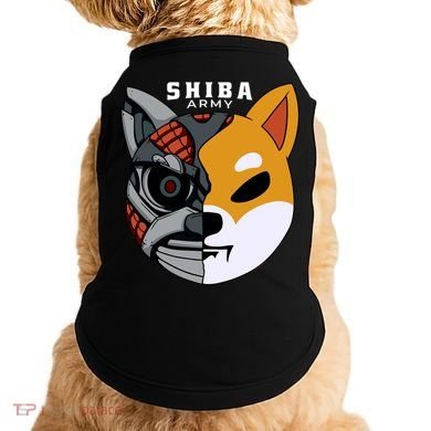 Shiba Army Doggie Tank