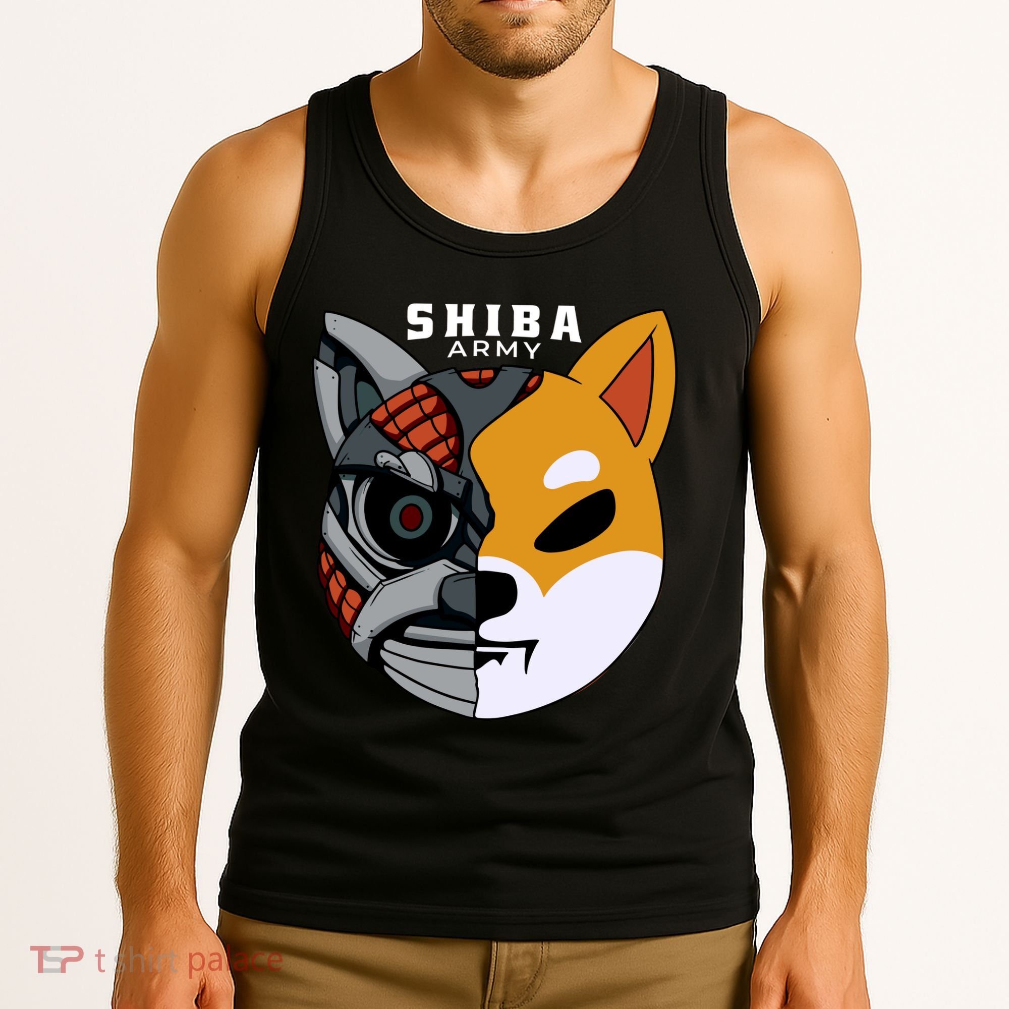 Shiba Army Tank Top