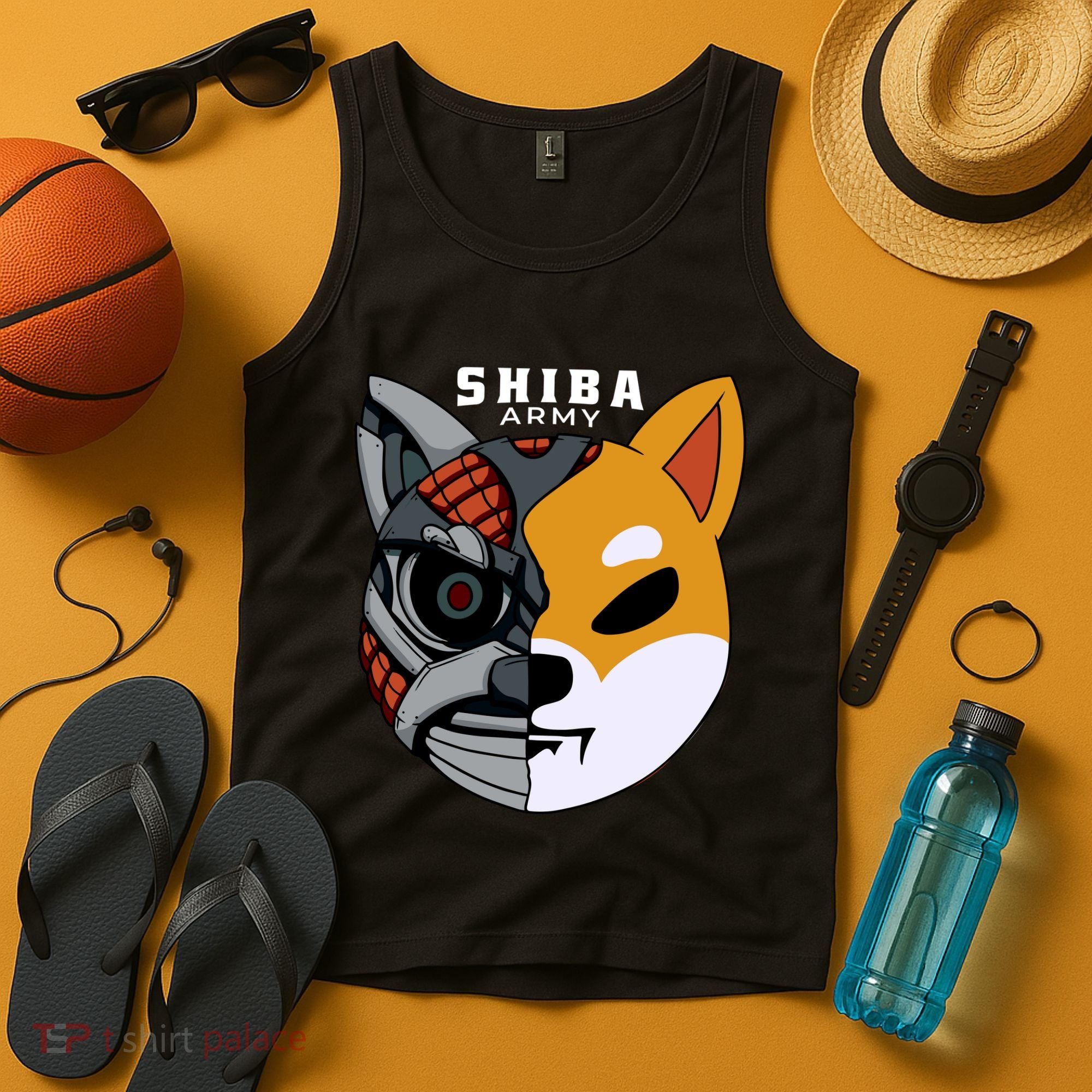 Shiba Army Tank Top