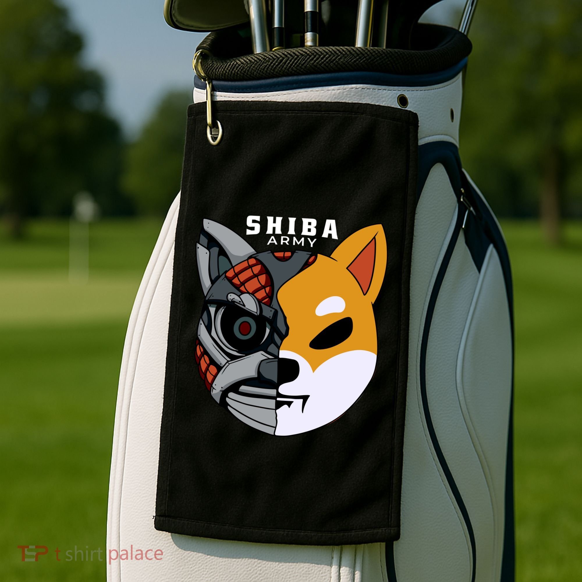 Shiba Army Golf Towel