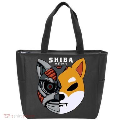Shiba Army Tote Bag
