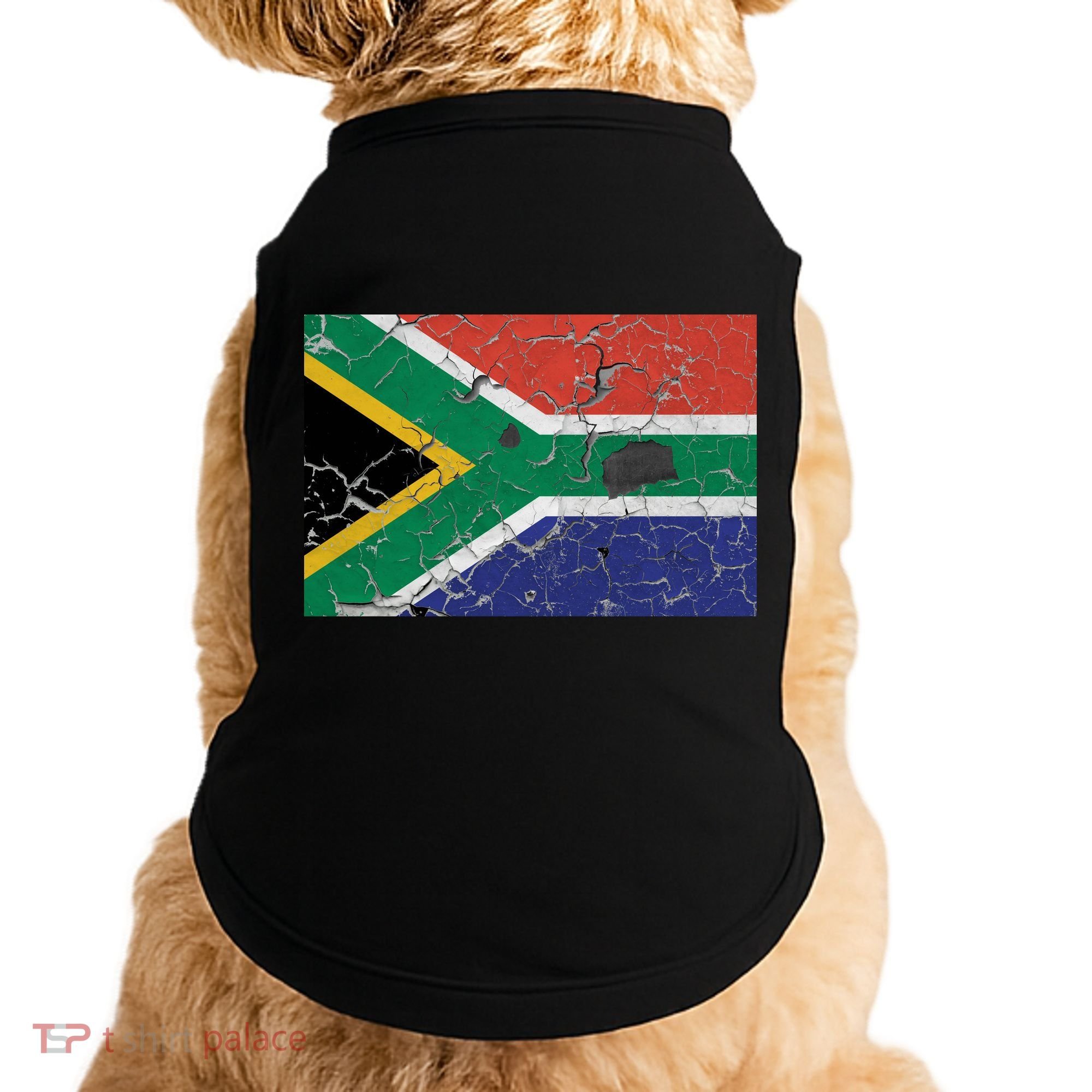 South Africa Stone Flag Doggie Tank