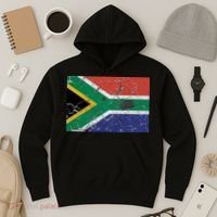 South Africa Stone Flag Hoodie thumb 3