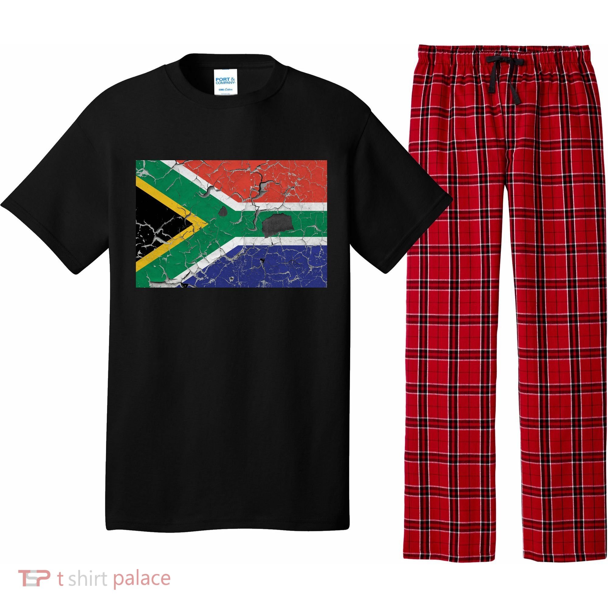 South Africa Stone Flag Pajama Set