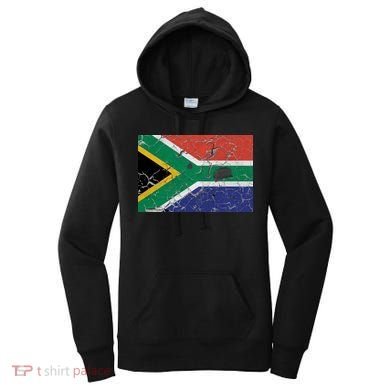 South Africa Stone Flag Women's Hoodie