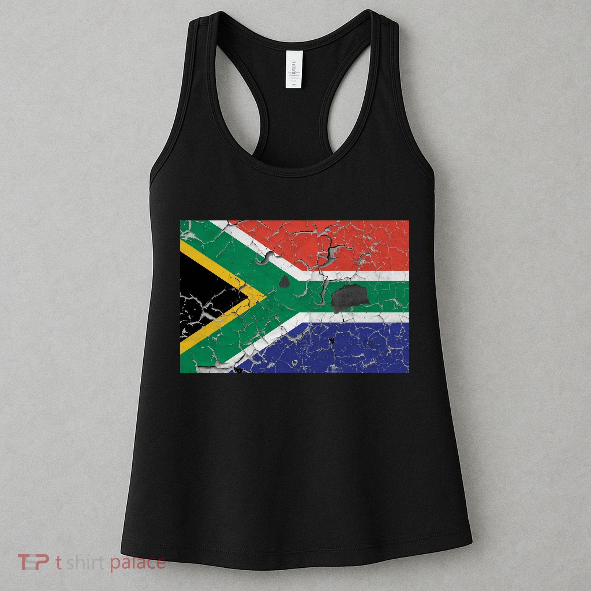 South Africa Stone Flag Women's Tank Top