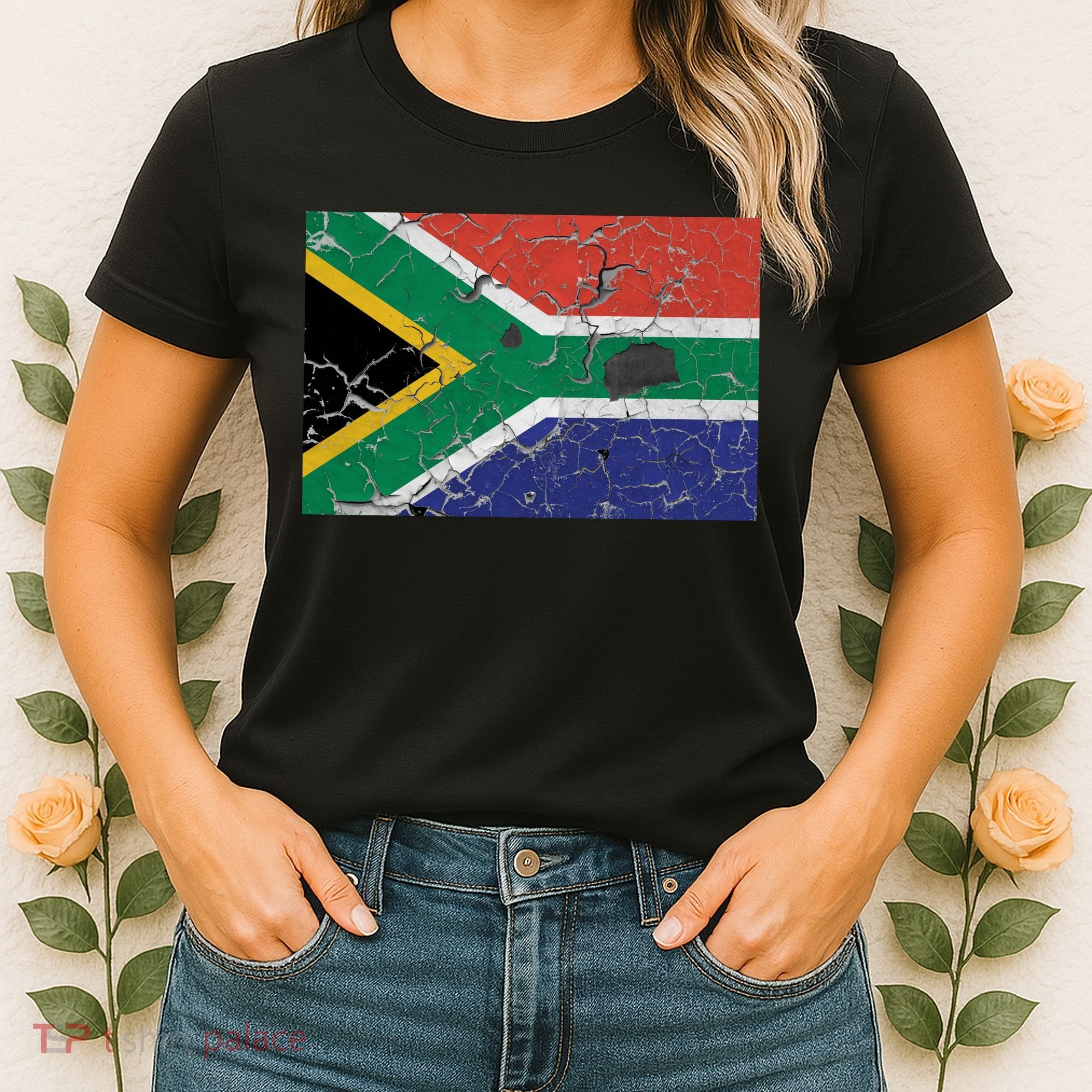South Africa Stone Flag Women's T-Shirt