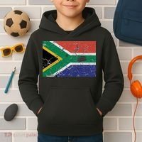 South Africa Stone Flag Kids Hoodie thumb 2