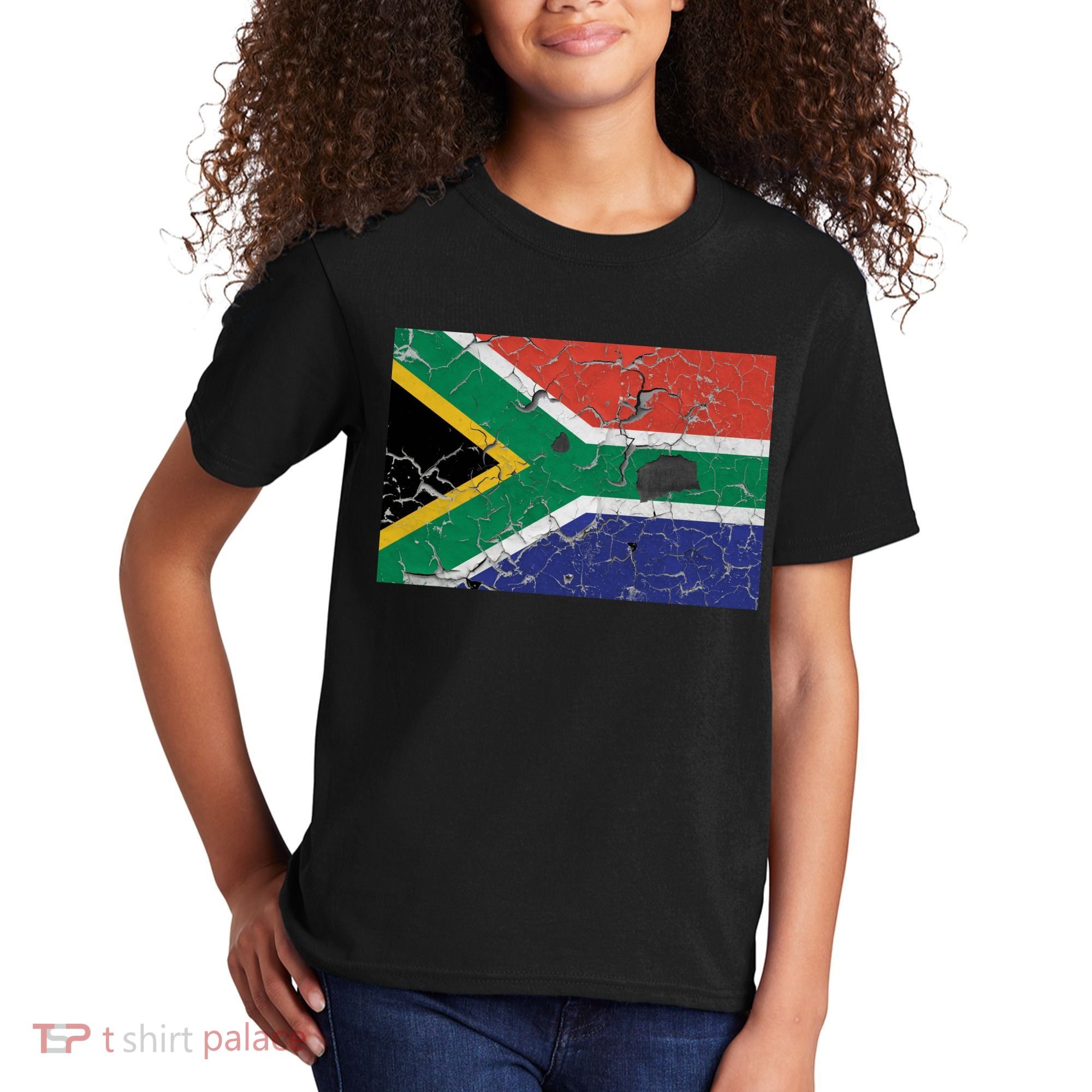 South Africa Stone Flag Kids T-Shirt