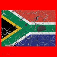 South Africa Stone Flag Santa Hat thumb 1