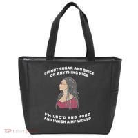 Sugar And Spice I'm Loc'd And Hood Funny Tote Bag thumb 0