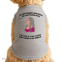 Sugar And Spice I'm Loc'd And Hood Funny Doggie Tank thumb 0
