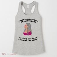 Sugar And Spice I'm Loc'd And Hood Funny Women's Tank Top thumb 0